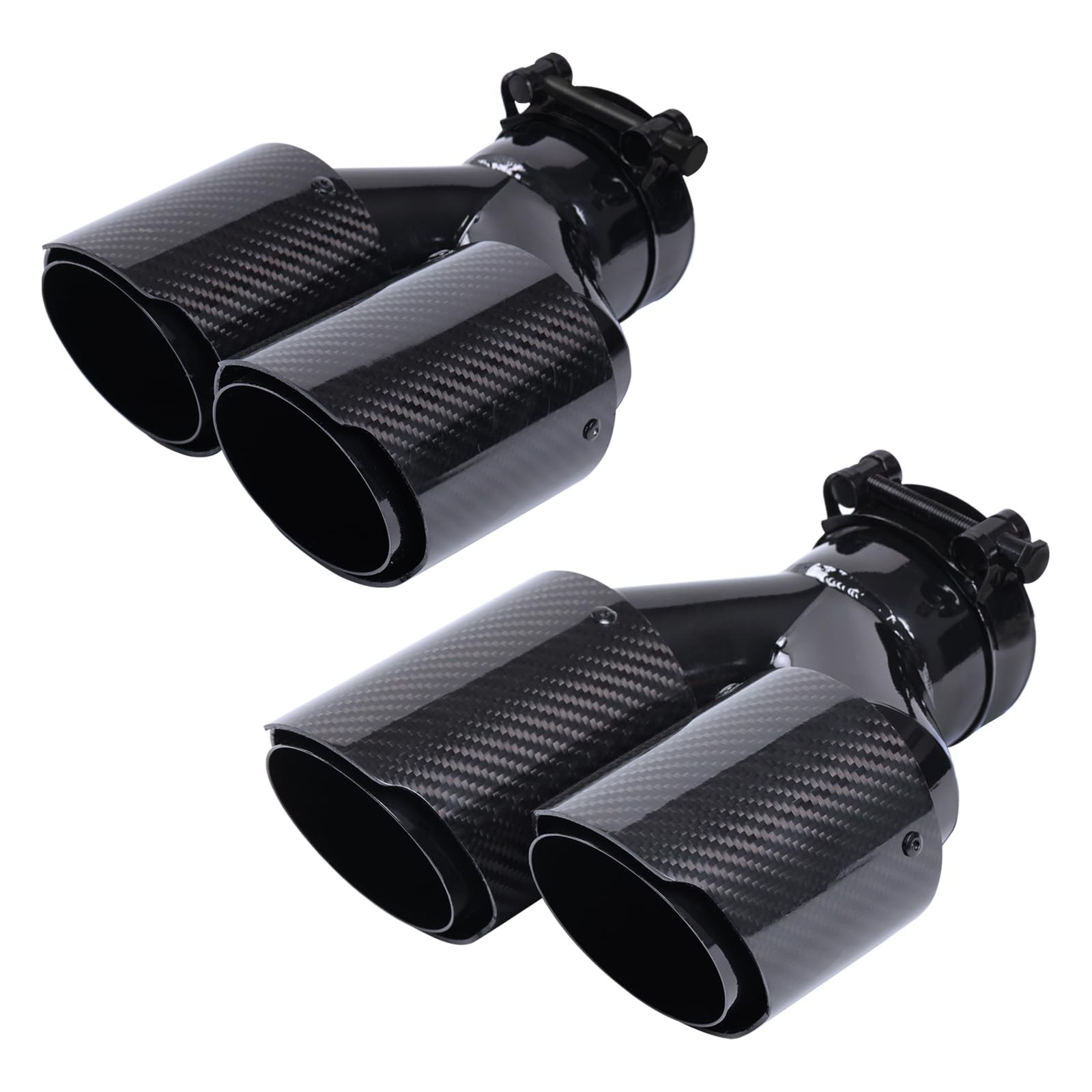 2-Pack Carbon Fiber Dual 2.5\