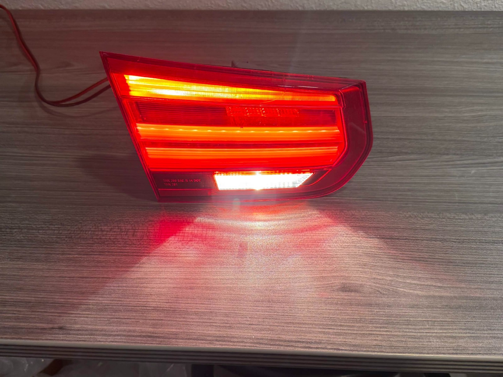 16-18 BMW F30 330i 320i 328i 340i Rear LED LEFT Inner Tail Light Lamp OEM READ