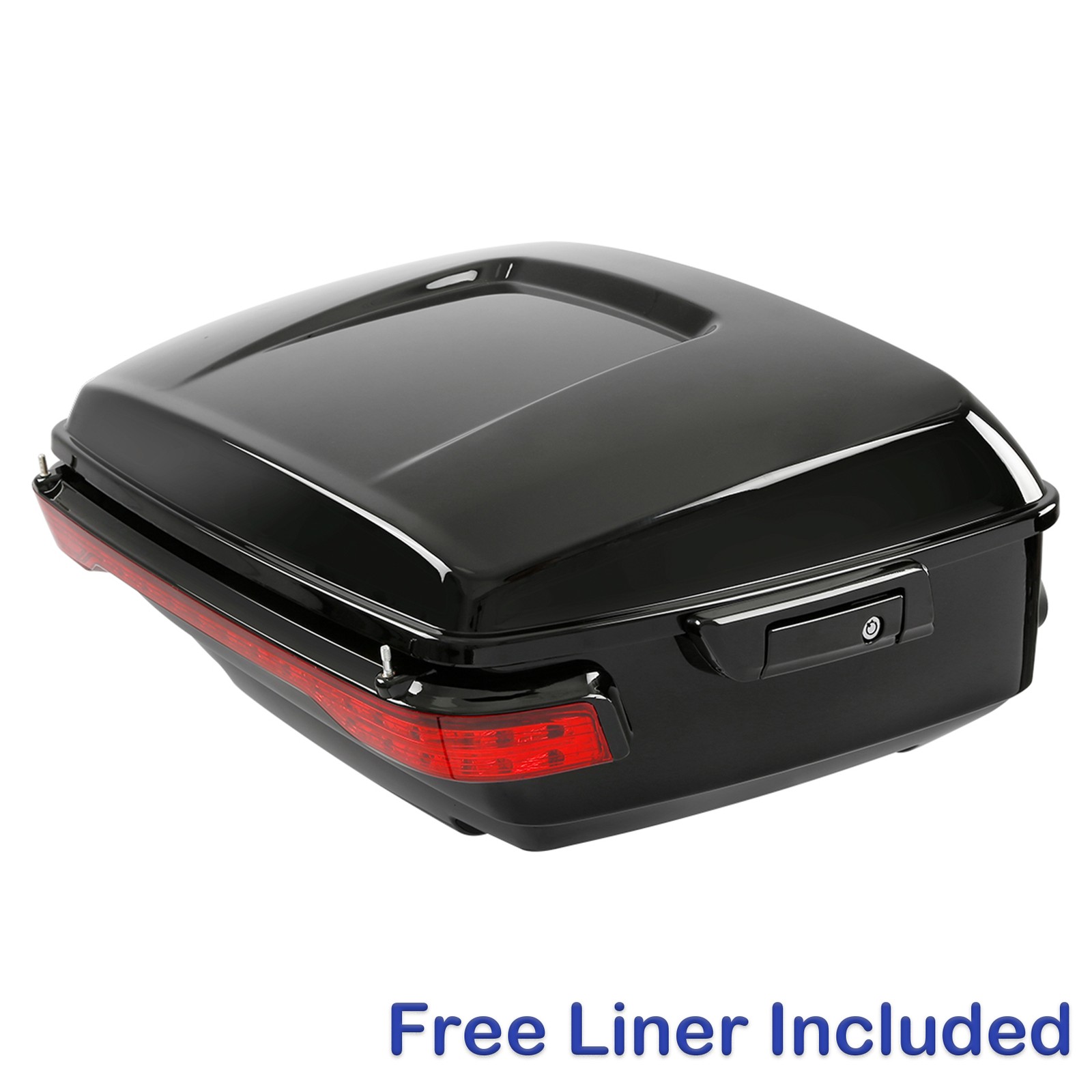 King Trunk With LED Tail Light Fit For Harley Touring FLTR 14-25