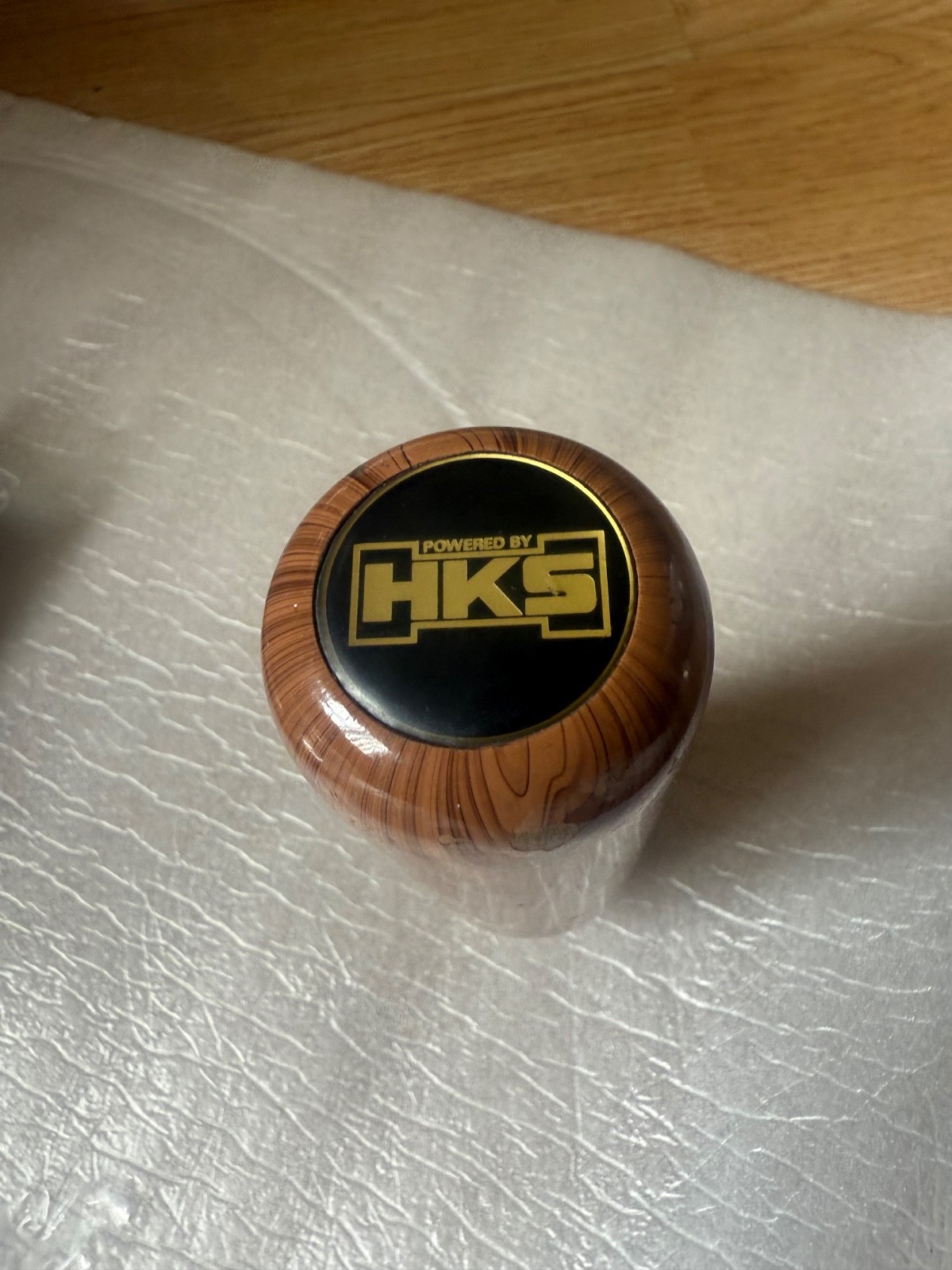 HKS 70s WOODGRAIN SHIFT KNOB Automatic 8.5x1.25 Rare Toyota Nissan 80s JDM MX83