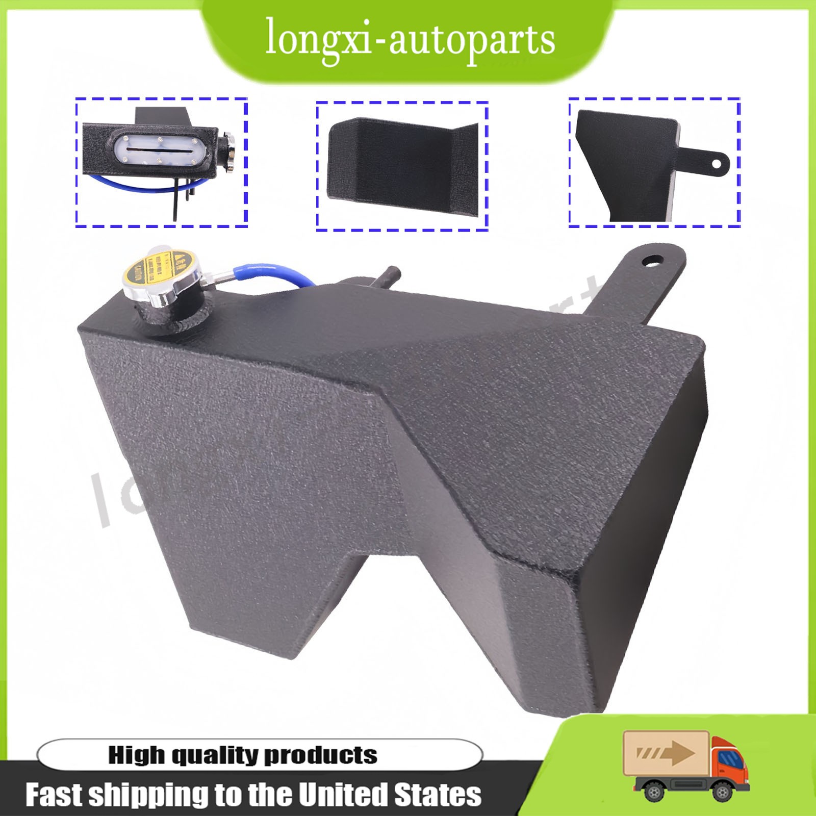 Aluminum Coolant Reservoir Tank For Dodge Challenger Charger Chrysler 11-21