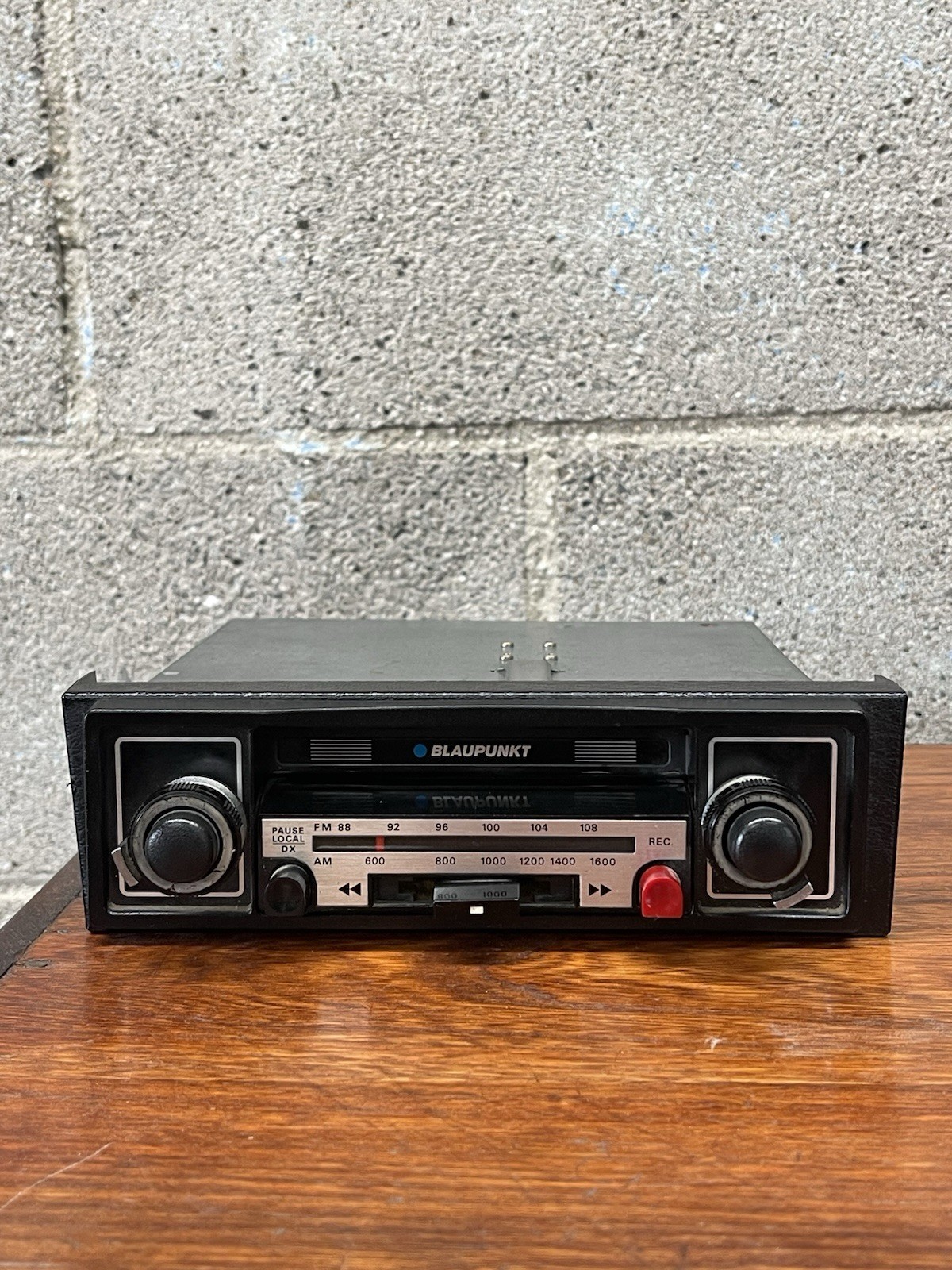 Vintage Blaupunkt CR-4074 Porsche 911 930 AM/FM Cassette Radio Stereo 1970s