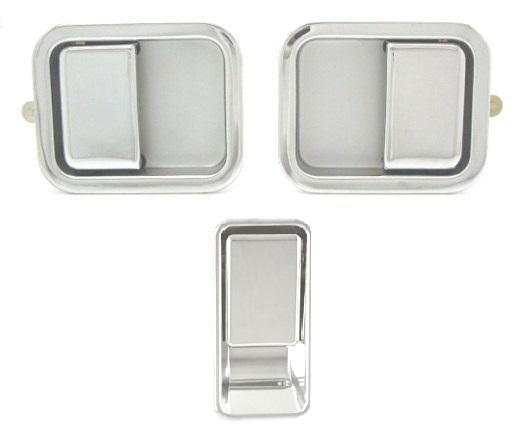 3 pcs = Left & Right & Tailgate Chrome Door Handle for 1987 - 2006 Jeep WRANGLER 3 pcs = Left & Right & Tailgate Chrome Door Handle for 1987 - 2006 Jeep WRANGLER