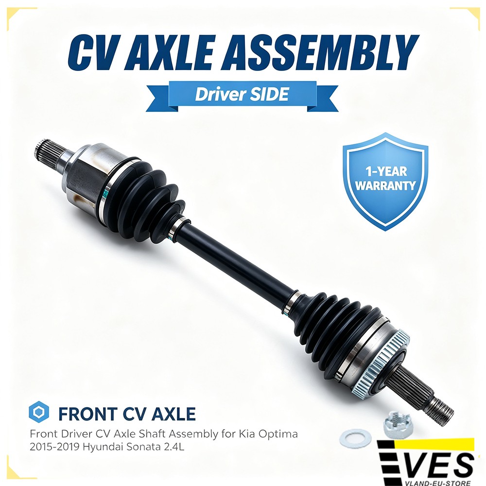 Front Driver CV Axle Shaft Assembly for Kia Optima 2011-2014 Hyundai Sonata 2.4L Front Driver CV Axle Shaft Assembly for Kia Optima 2011-2014 Hyundai Sonata 2.4L