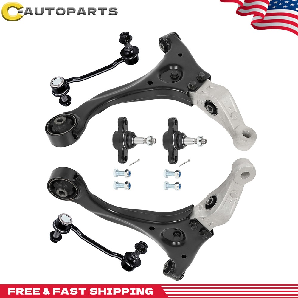 6x For 2006-2010 Hyundai Sonata Front Lower Control Arm Ball Joint Sway Bar Link