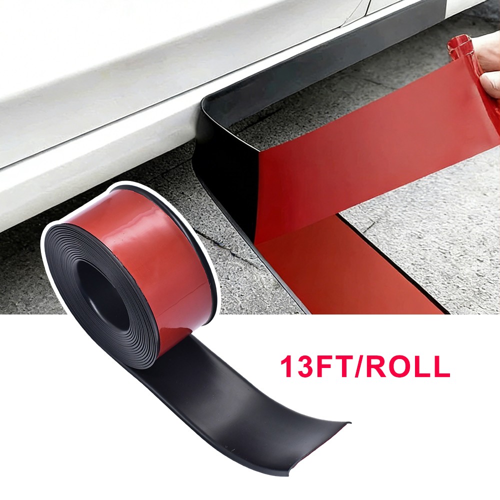 4M/13FT Side Skirt Universal for BMW Self-Adhesive Rubber Bumper Protector Guard