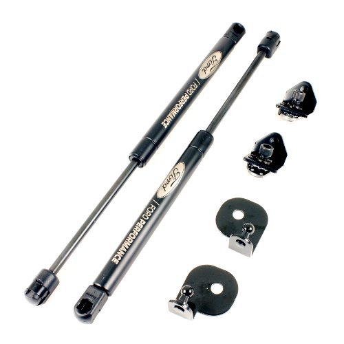 OEM NEW 15-23 Ford Racing Mustang Hood Lift Strut Damper Shock Set- Complete Kit