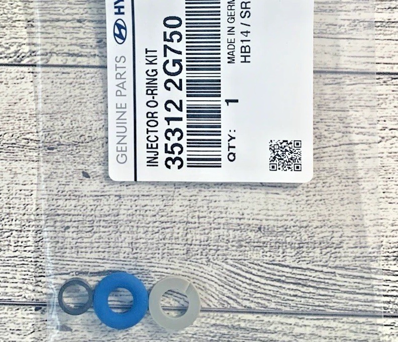 Hyundai OEM Fuel Injector O-Ring Set Pack of 3 Fits 2011–2021 353122G750 NEW