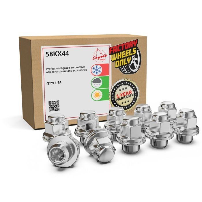 10Pc Chrome Mag Seat 12x1.25 Factory Style OEM Lug Nut Fit 2005+ Nissan Frontier