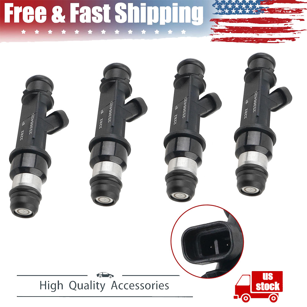 4PCS Fuel Injector Assembly For GM Industrial Marine 3000 I-4 LMX 25366425