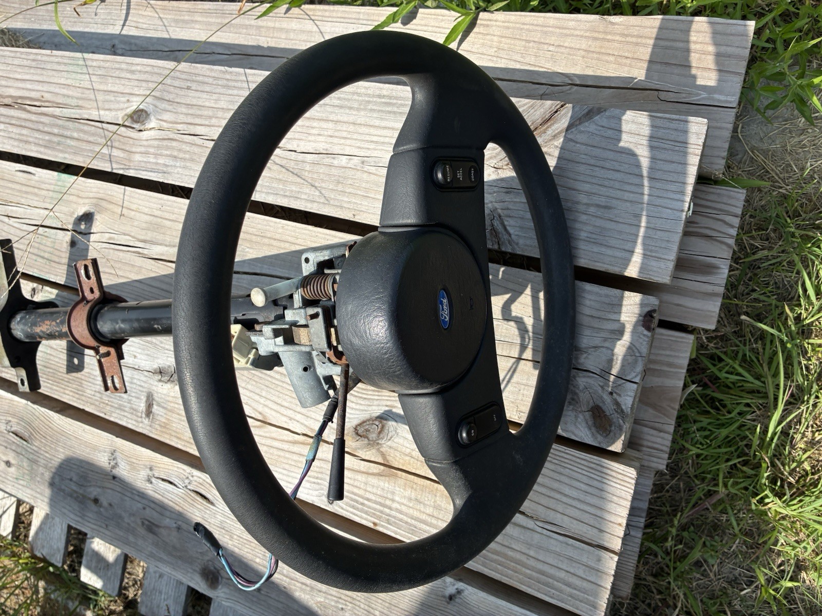 1987-1989 Ford Mustang Tilt Steering Column with wheel