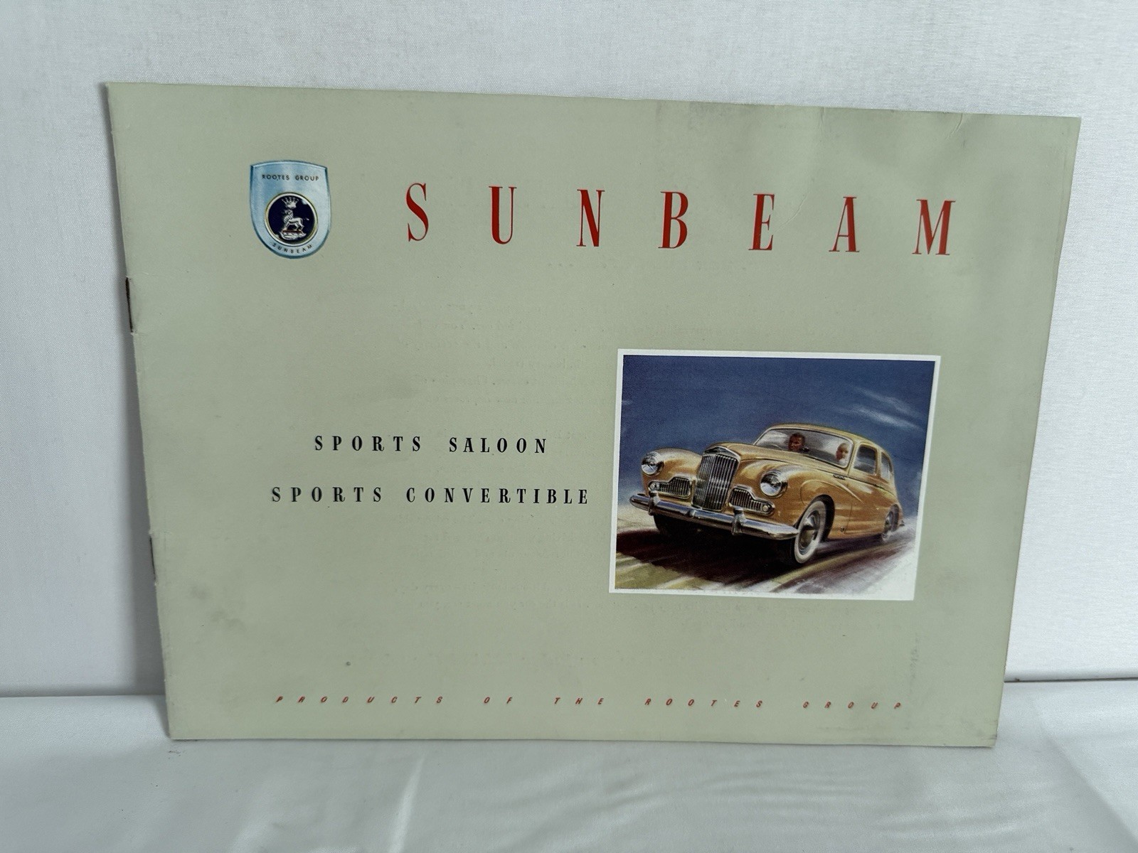 SUNBEAM Mk III SPORTS SALOON & CONVERTIBLE Car Sales Brochure 1955 RARE SUNBEAM Mk III SPORTS SALOON & CONVERTIBLE Car Sales Brochure 1955 RARE