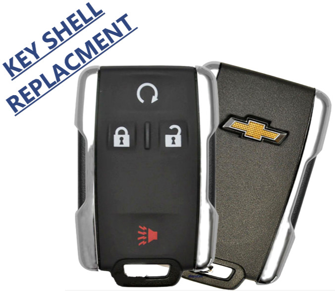 Chevrolet Silverado Colorado 2014 - 2021 Remote KEY SHELL (CASE) SUPER STRONG Chevrolet Silverado Colorado 2014 - 2021 Remote KEY SHELL (CASE) SUPER STRONG