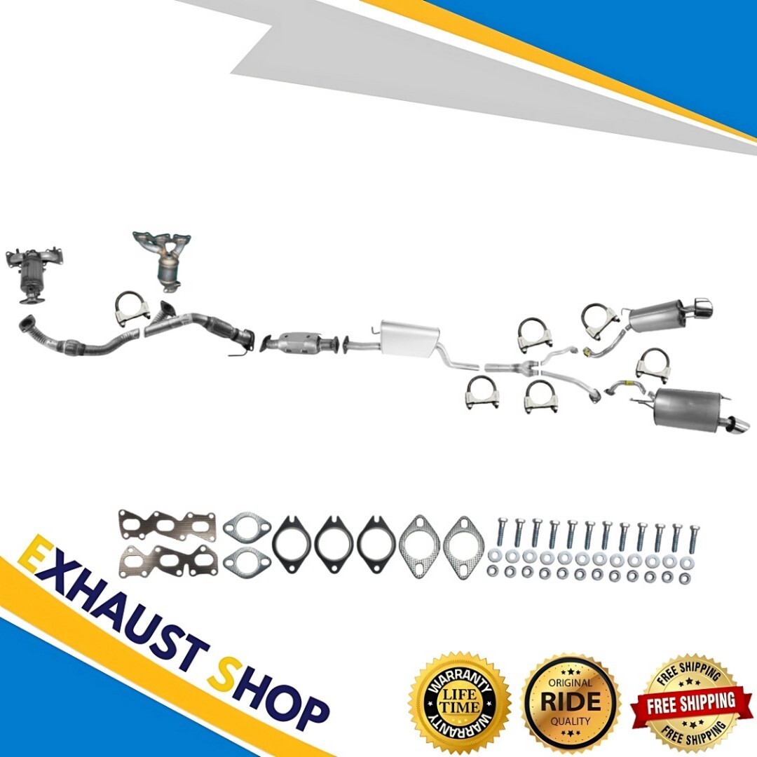 Complete Exhaust System Fits 2007 2008 2009 Hyundai Santa FE 3.3L Fast Dispatch