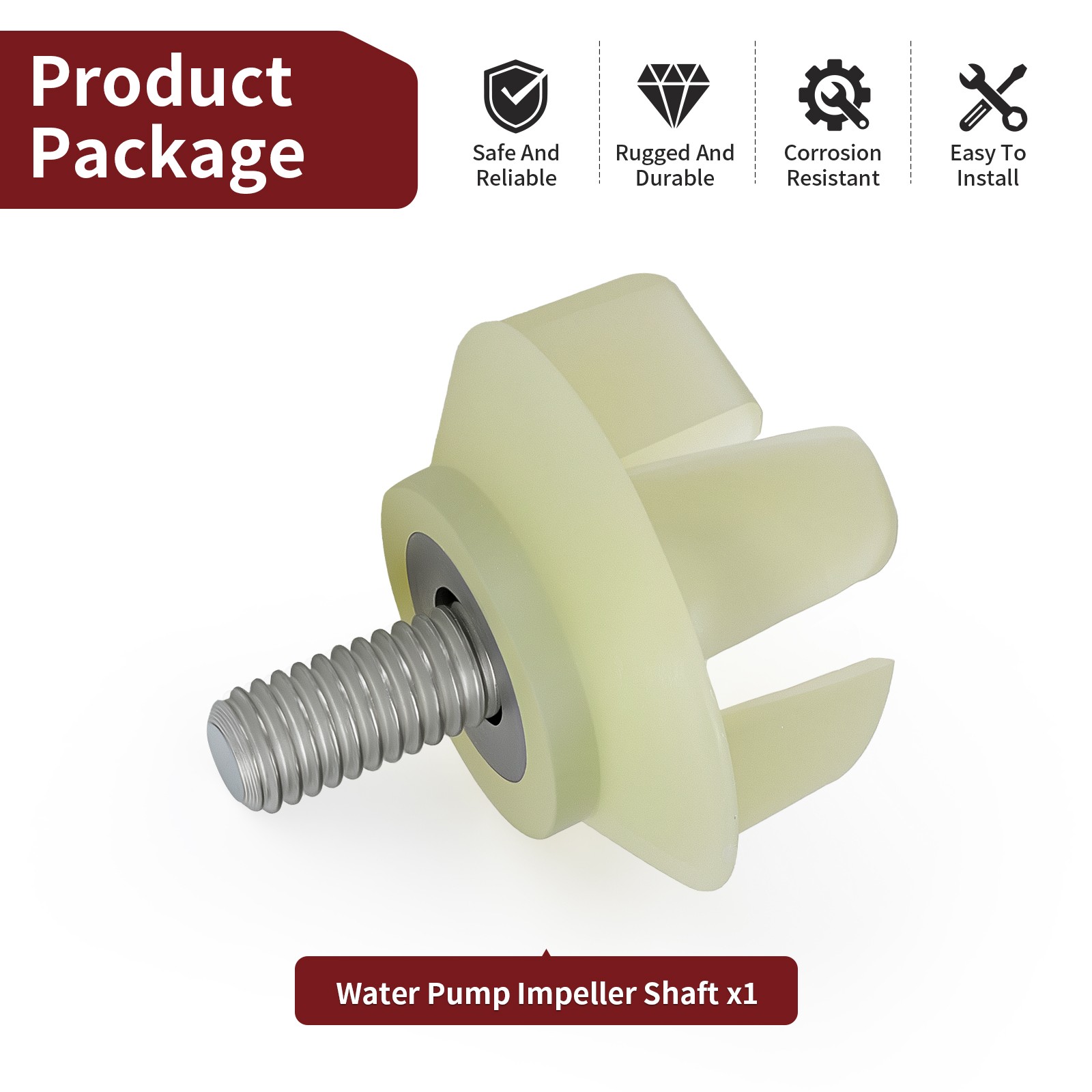 1986 1987 1988 1989 - 2006 FOR SUZUKI WATER PUMP IMPELLER RM125 NEW 17491-43D01
