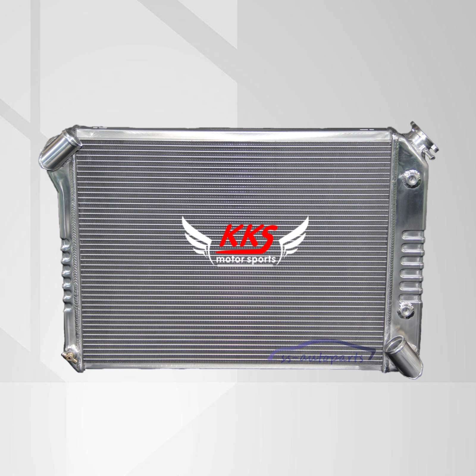 Stamped KKS615 3Row Aluminum Radiator Fit 1966 67 68 Chevy Corvette 7.0L V8 GAS