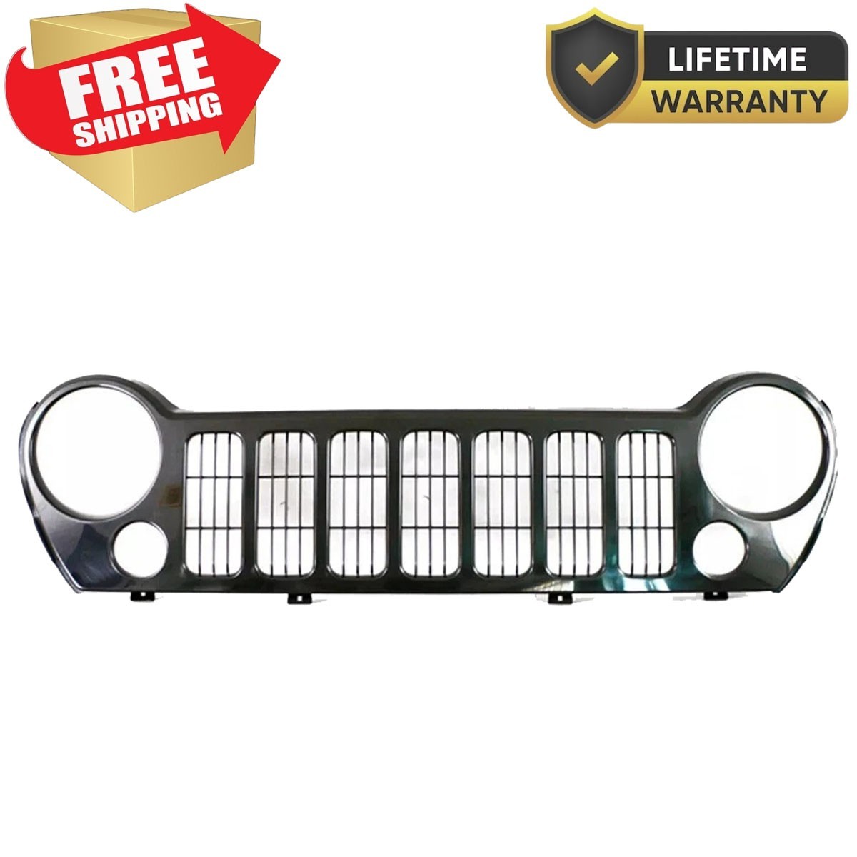 For 2005-2007 New Front Black Grille Assembly Jeep Liberty CH1200291 For 2005-2007 New Front Black Grille Assembly Jeep Liberty CH1200291