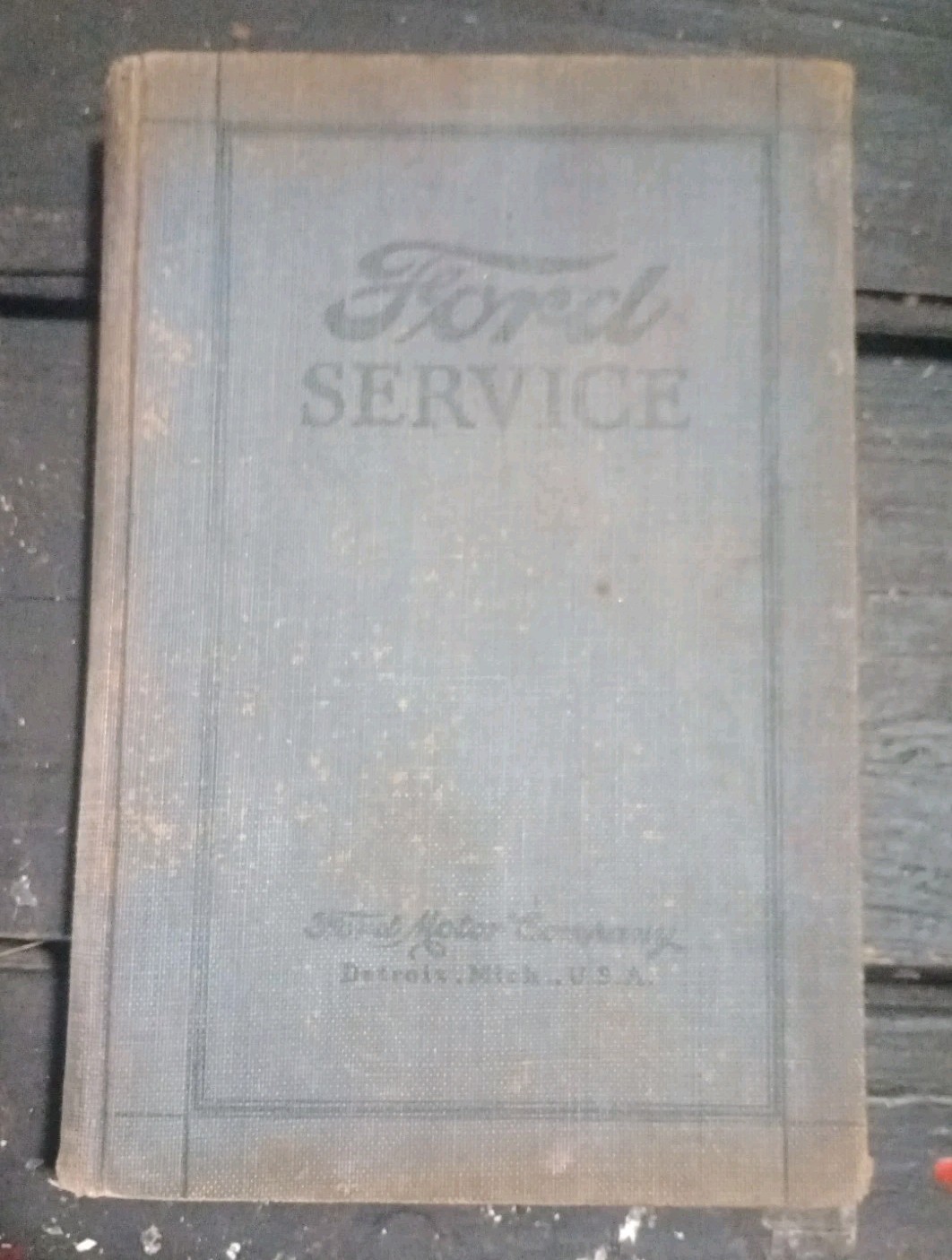 Vintage 1926 FORD Service Book Detroit Mich. USA 