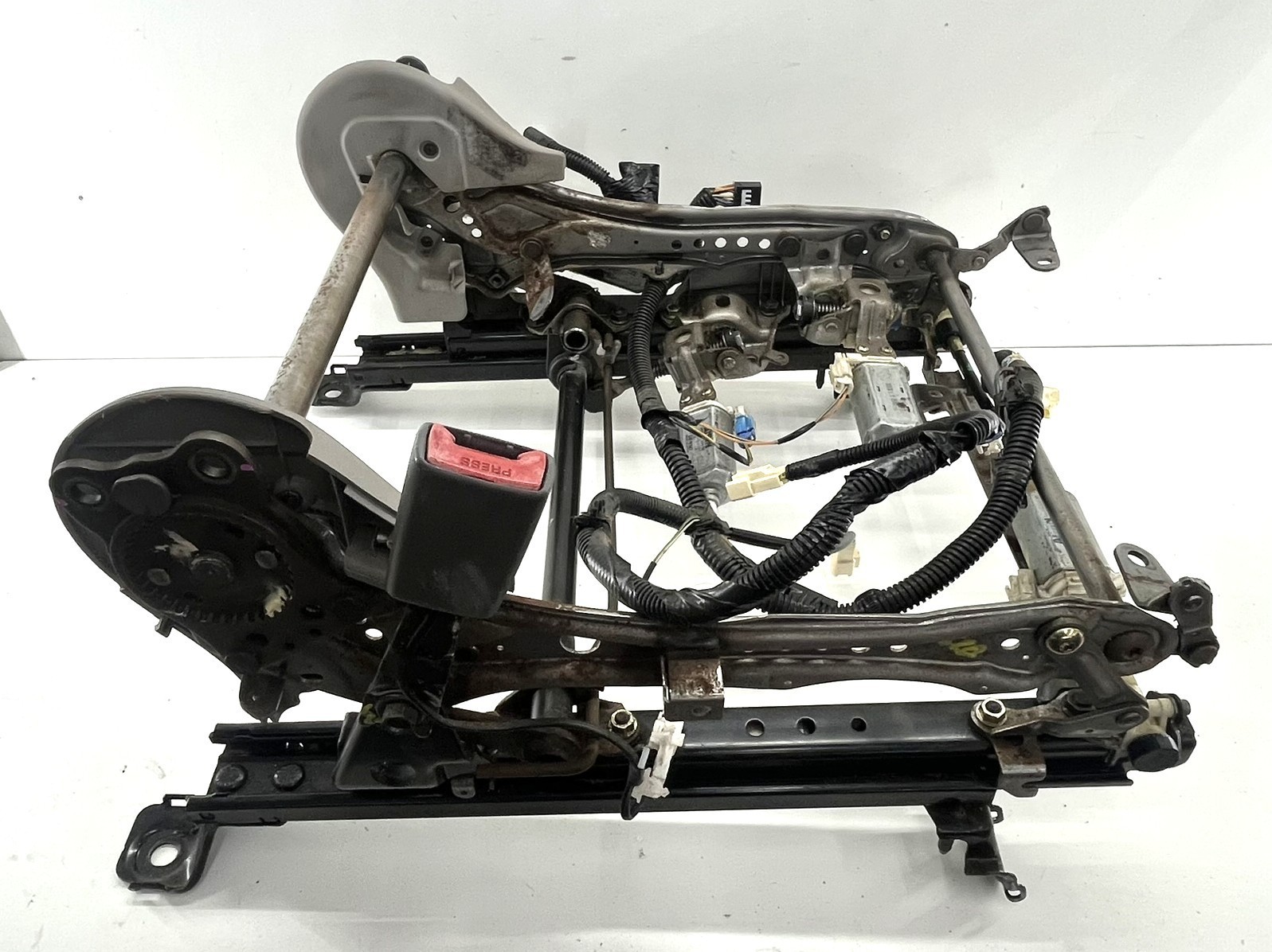 2001-04 Toyota Sequoia Drivers Left Front Power Seat Frame Tracks Motors Rails