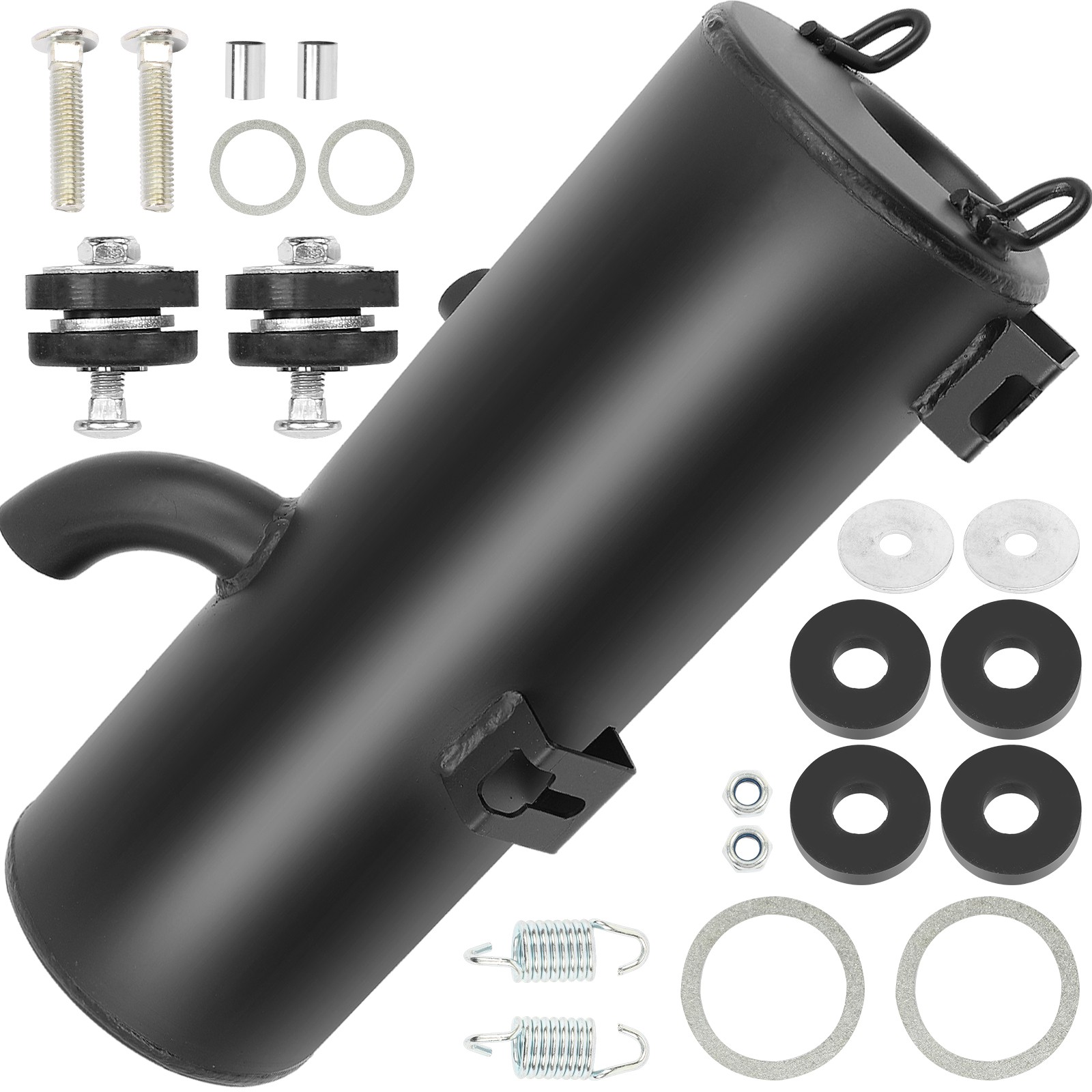 For 2007-2014 Polaris Sportsman 800 EFI W/Donuts Exhaust Muffler & Gasket Kit