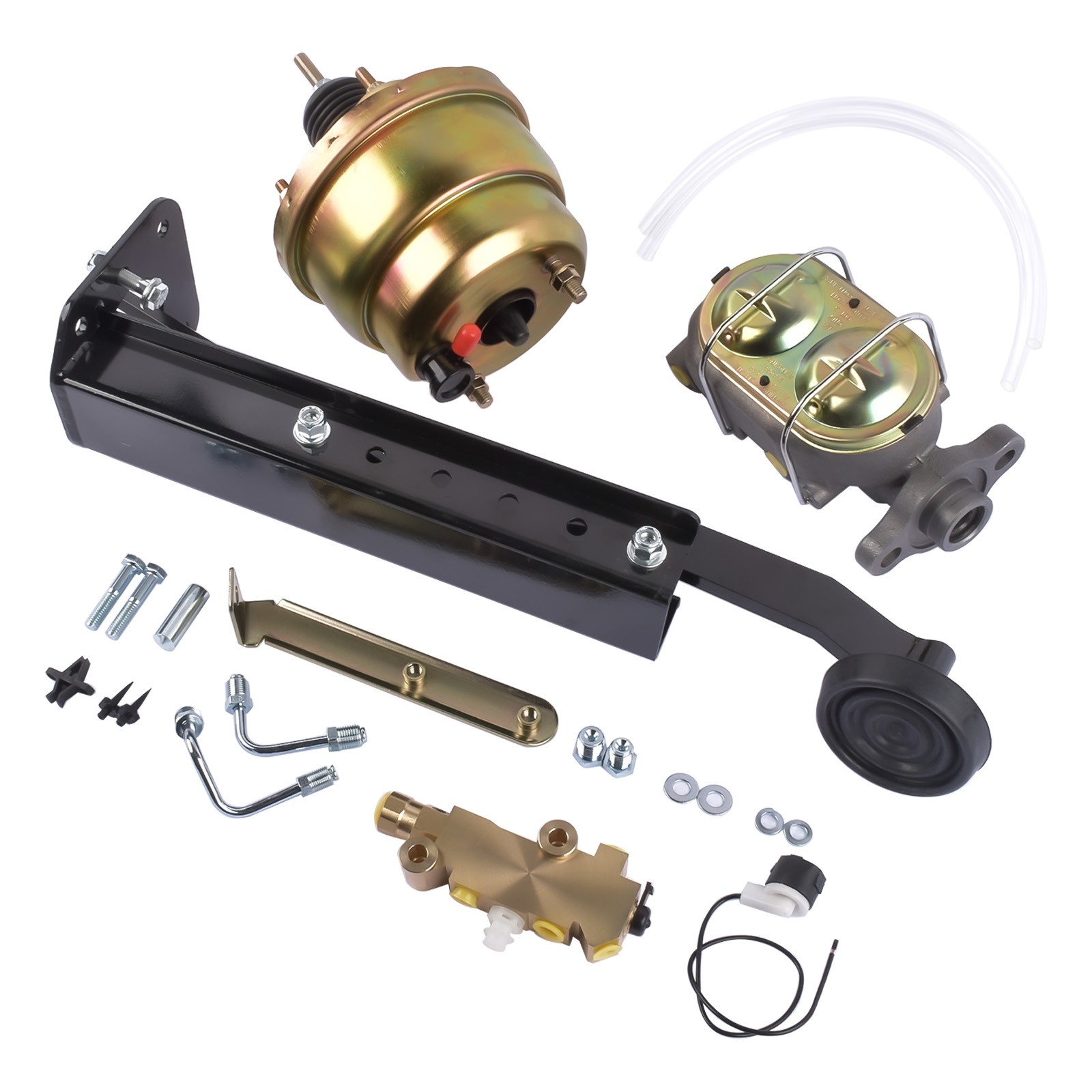 Universal 7 inch Dual Booster with Master + Disc Drum Proportioning Valve Kit