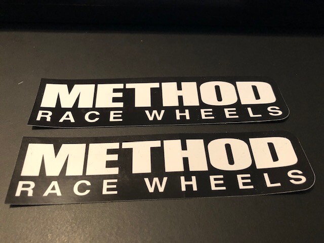 METHOD RACE WHEELS DECALS STICKERS 2PC SET overland offroad ultra4 BITD racing METHOD RACE WHEELS DECALS STICKERS 2PC SET overland offroad ultra4 BITD racing