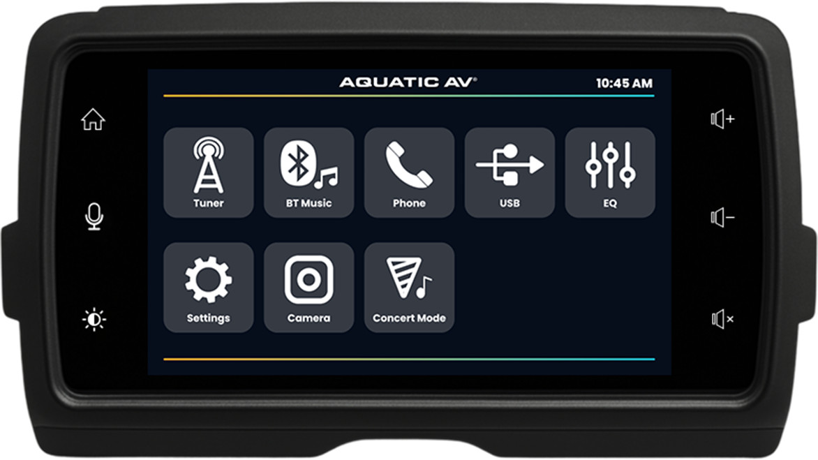 Aquatic AV HR400 7in LCD Plug-Play Stereo Head Unit 2014-2024 Harley FLH FLT