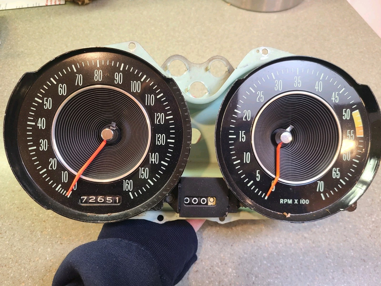 1964 Corvette C2 Gauges Tachometer & Speedometer Oem 1964 Corvette C2 Gauges Tachometer & Speedometer Oem