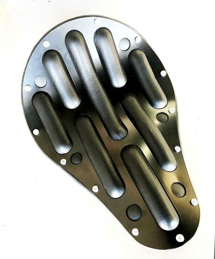 Spring Solo Seat For Harley Sportster Chopper Bobber 10x14 Easy Rider Black @vd