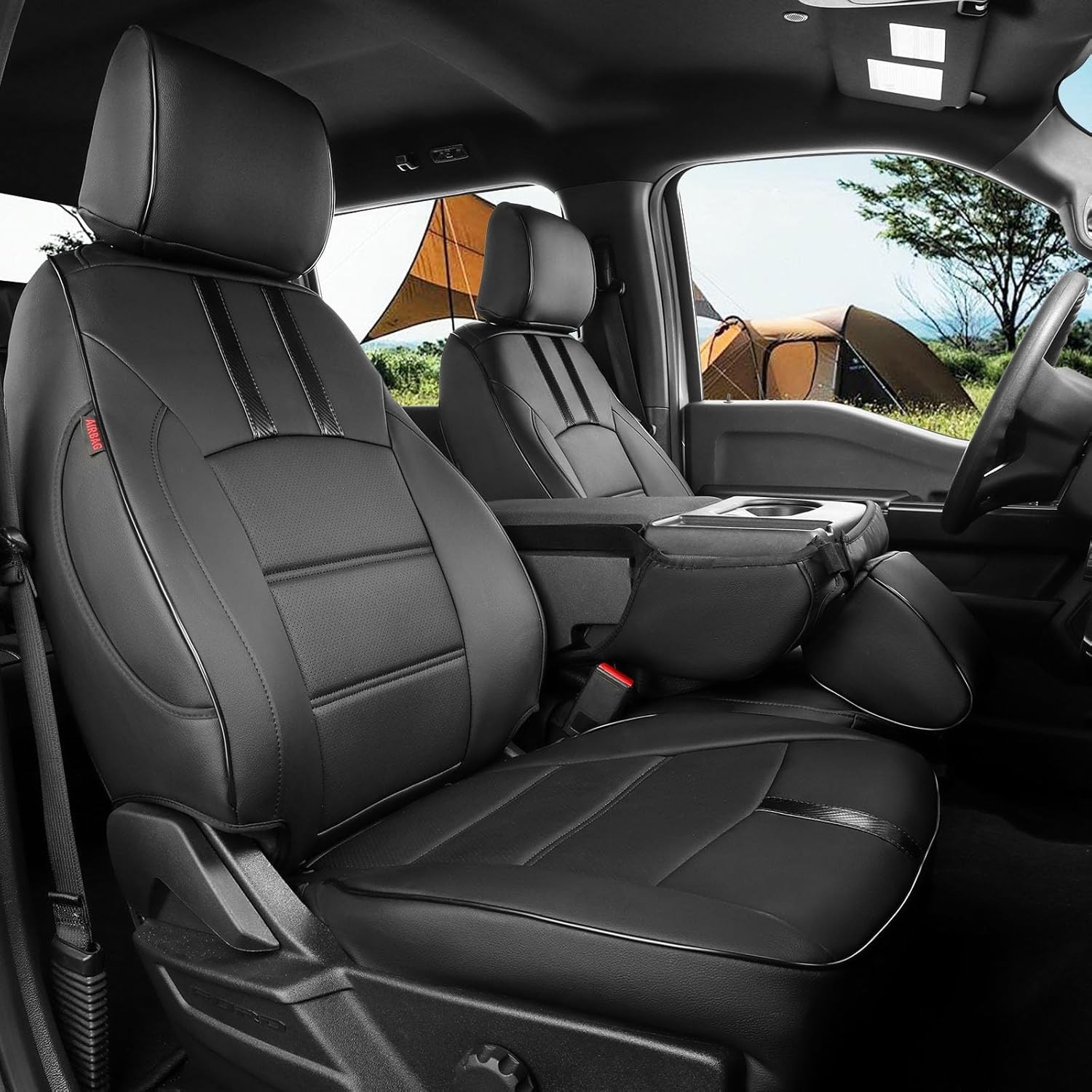coverdream F150 SuperCrew Seat Cover For 2015-2026 Ford F-150 F250 F350 F450 NEW