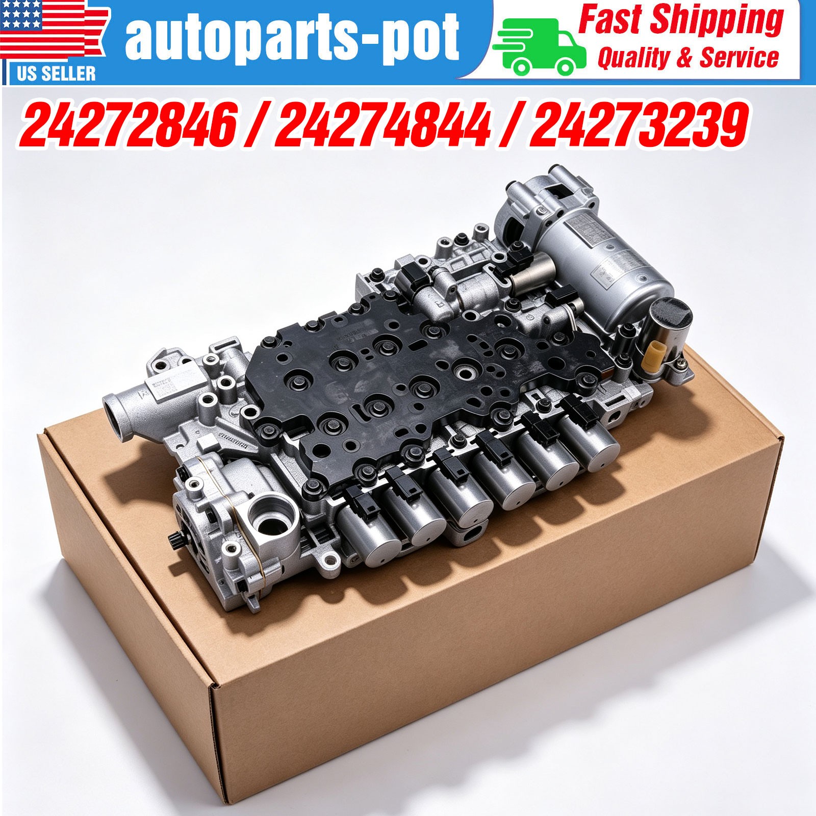 Trans Valve Body For 2015-2024 GM Chevy 8L90 OE# 24272846 / 24274844 / 24273239