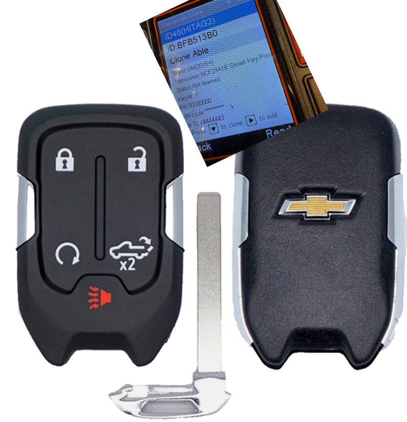 2019-2023 CHEVROLET SILVERADO 1500 2500 REMOTE KEY FOB 13529632 HYQ1EA NEW OEM 2019-2023 CHEVROLET SILVERADO 1500 2500 REMOTE KEY FOB 13529632 HYQ1EA NEW OEM