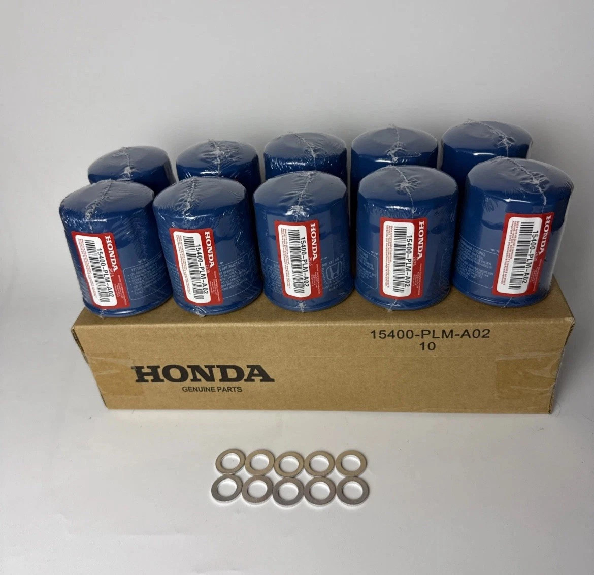 10 pack Honda Genuine Oil Filters 15400-PLM-A02 NEW SEALED 10 pack Honda Genuine Oil Filters 15400-PLM-A02 NEW SEALED