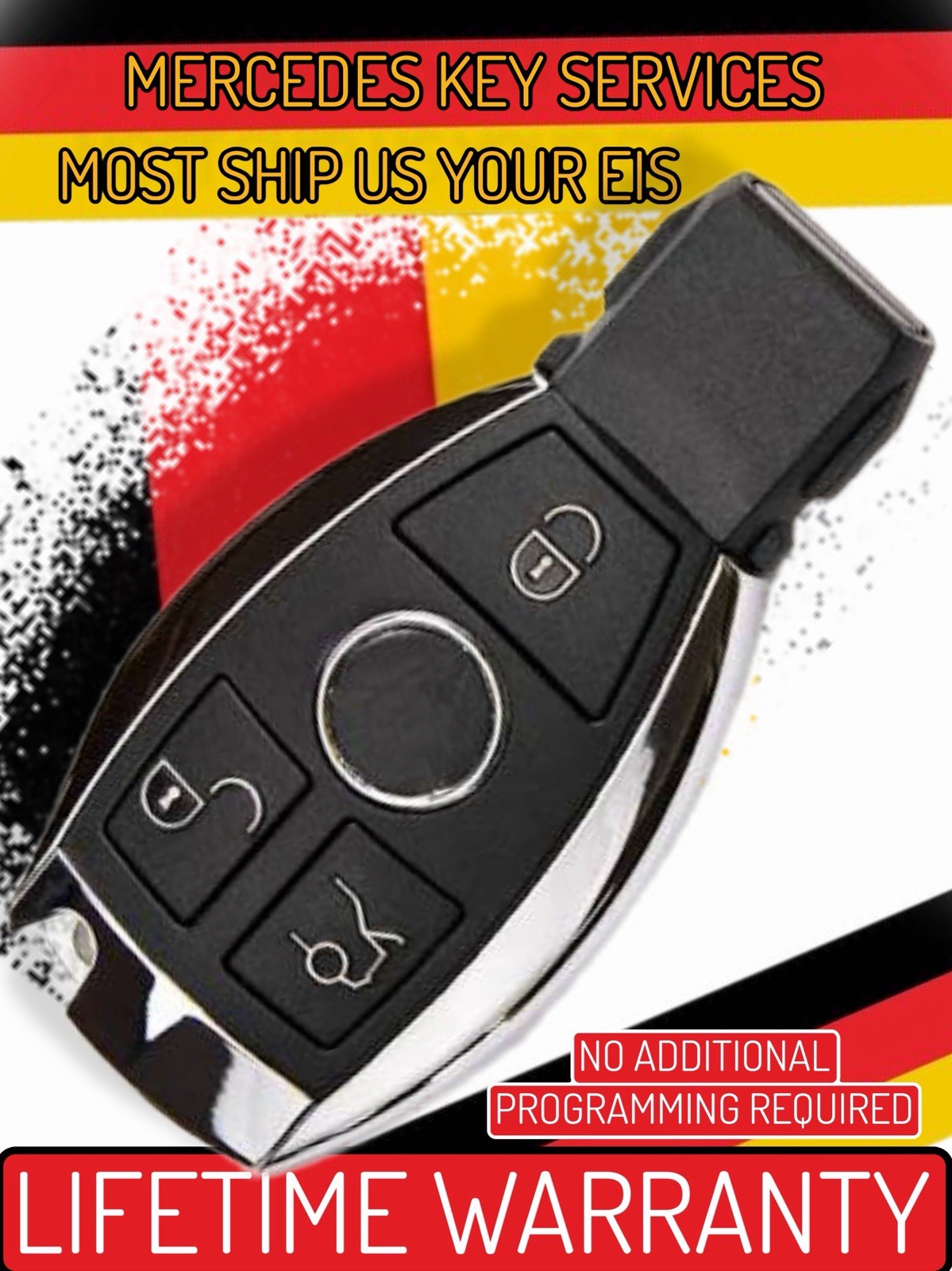 Mercedes-Benz Two Keys Programmed Mail Order EIS Service Mercedes-Benz Two Keys Programmed Mail Order EIS Service