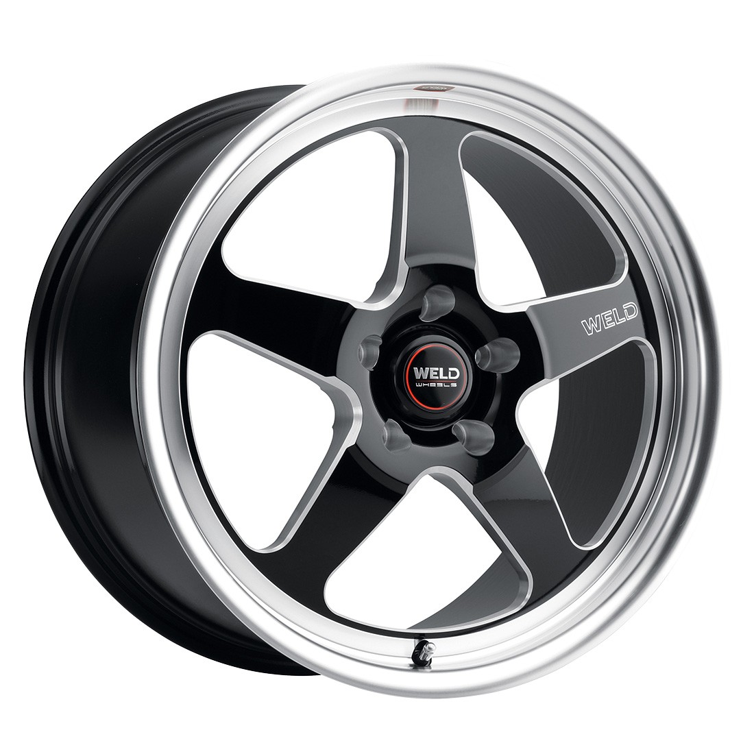 Weld Racing Wheels Ventura Street 19x10 +31 Black Milled 5x120.65 5x4.75 (QTY 1)