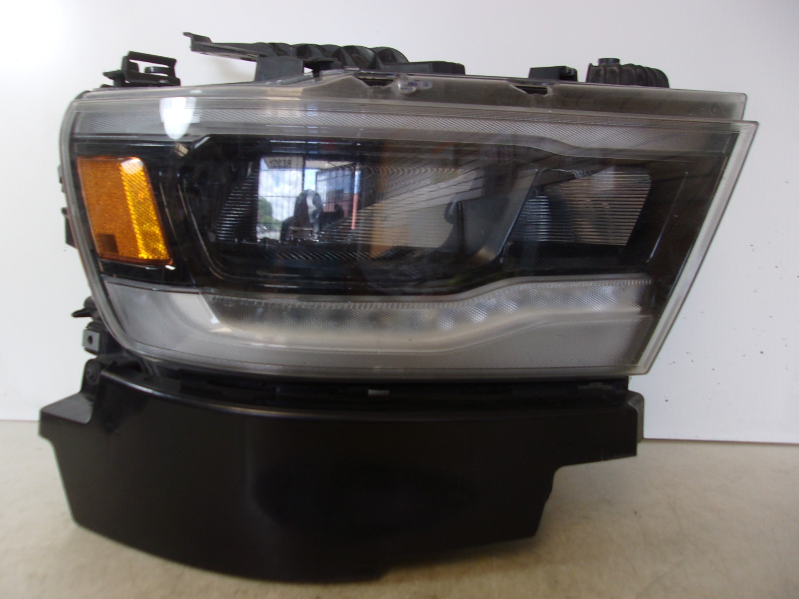 2019-2024 Dodge Ram 1500 Passenger RH LED Reflector Headlight Black Trim OEM