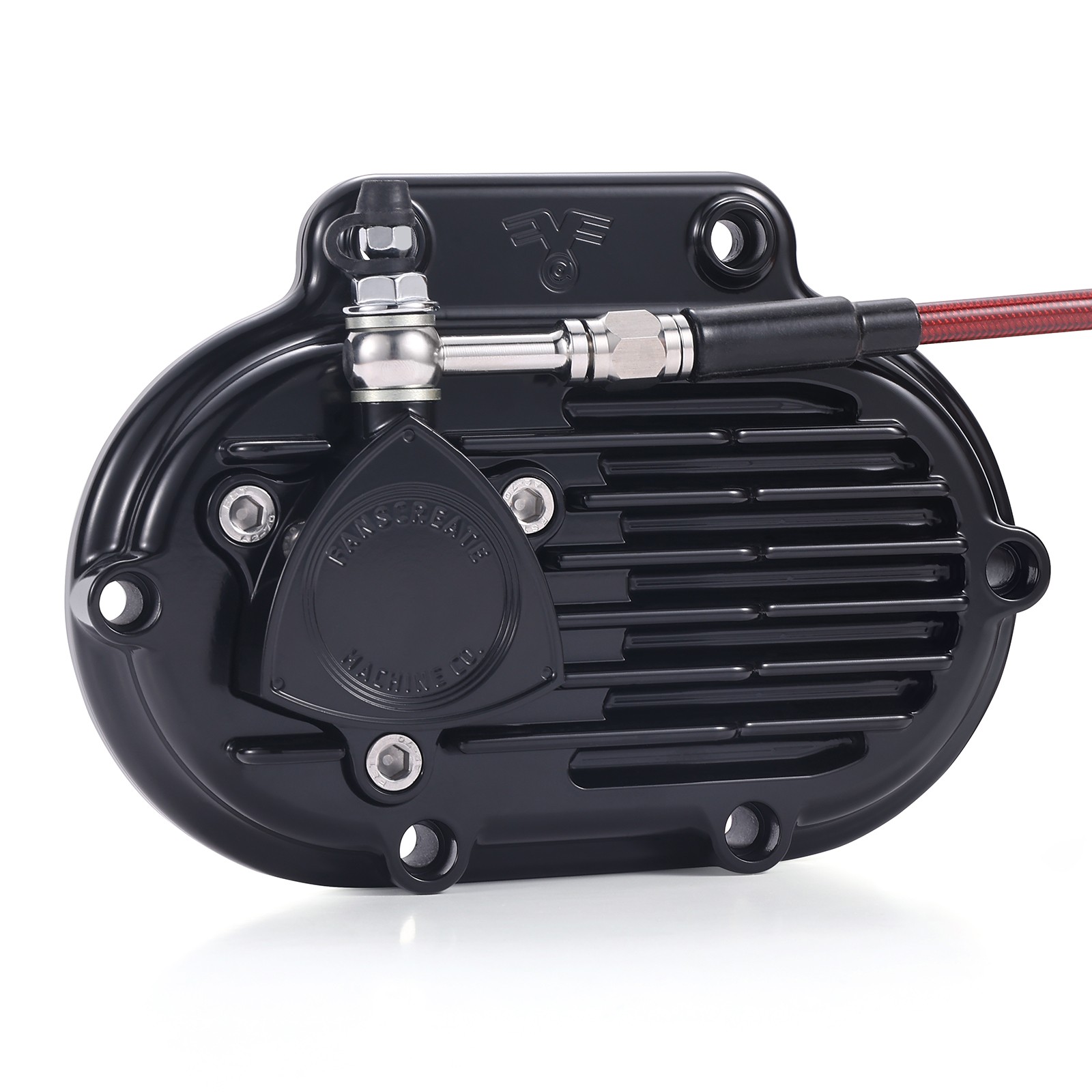 CNC Hydraulic Clutch Transmission Side Cover For Harley TouringM8 14-20 TwinCam