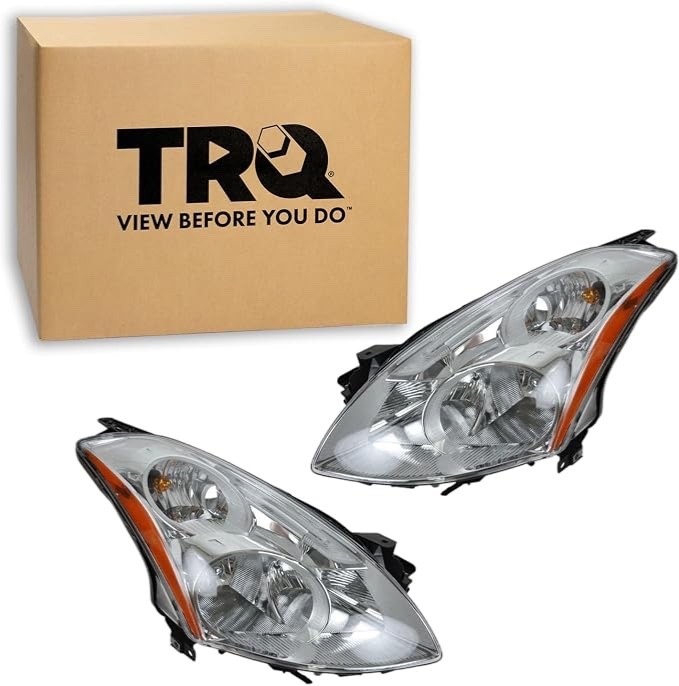 TRQ Headlight Assembly Set Fits 2010-2012 Nissan Altima Sedan only HID Xenon TRQ Headlight Assembly Set Fits 2010-2012 Nissan Altima Sedan only HID Xenon