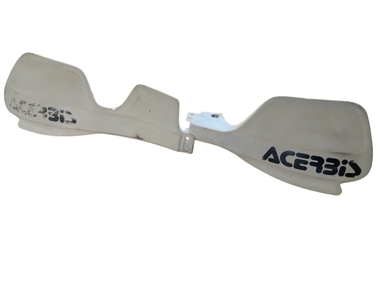 Vintage Off-Road Acerbis White Handguards Bushwackers Pair Vintage Off-Road Acerbis White Handguards Bushwackers Pair