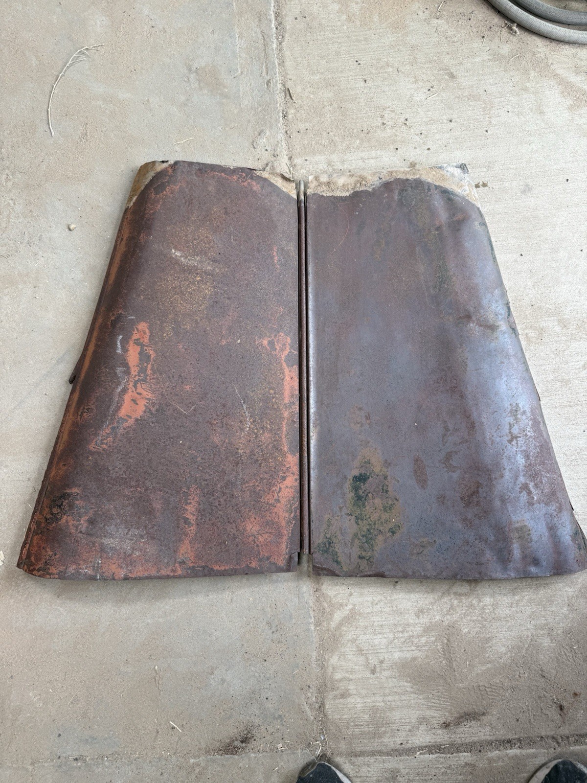 Vintage 1933 1934 Ford Steel Butterfly Hood Top Panels Hinge Pickup Truck Vintage 1933 1934 Ford Steel Butterfly Hood Top Panels Hinge Pickup Truck