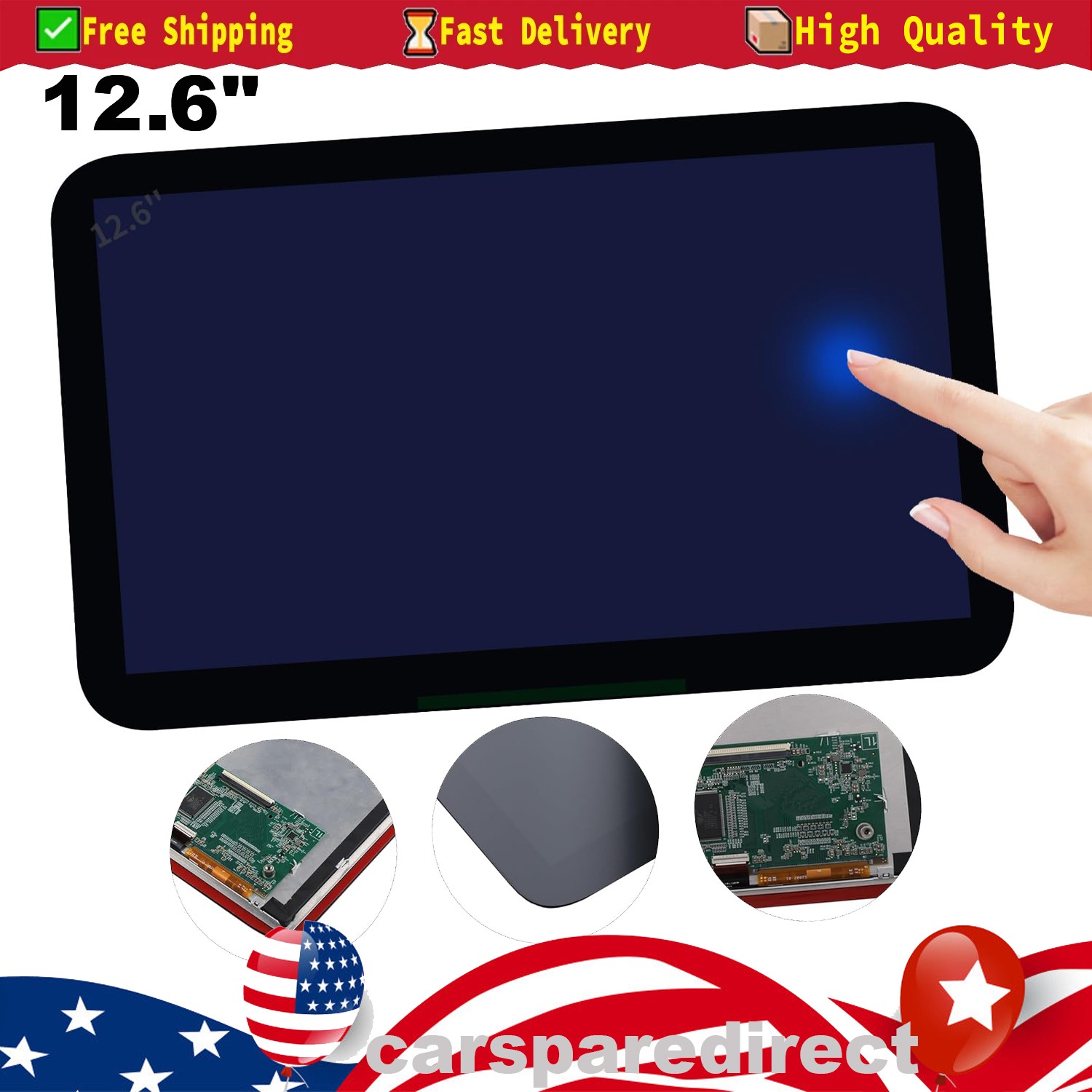 85100044 84824745 LCD Display For 21-24 Suburban GMC Yukon XL Headrest BACK SEAT