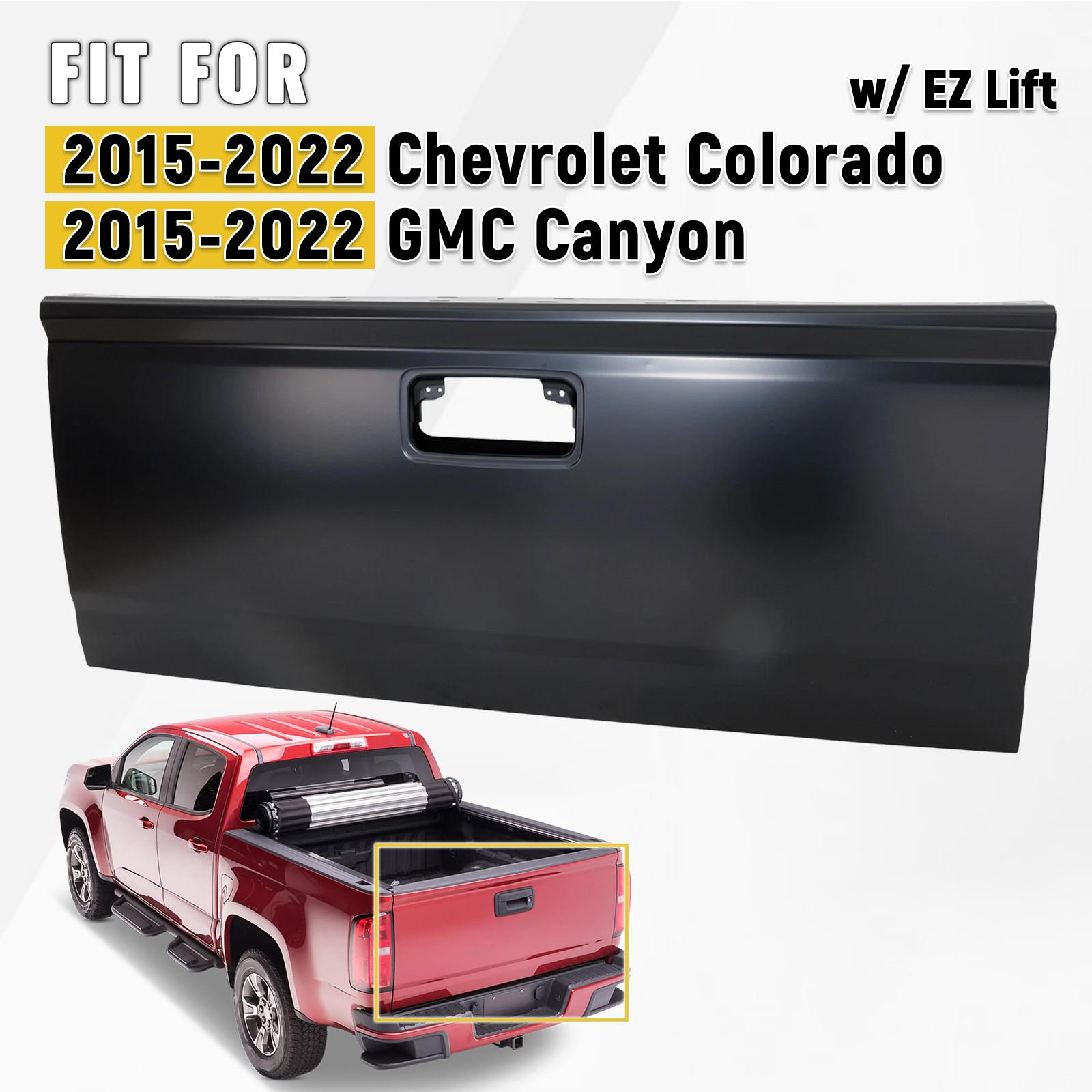 For 2015-2022 Chevrolet Colorado GMC Canyon w/ EZ Lift Tailgate Shell 23283671