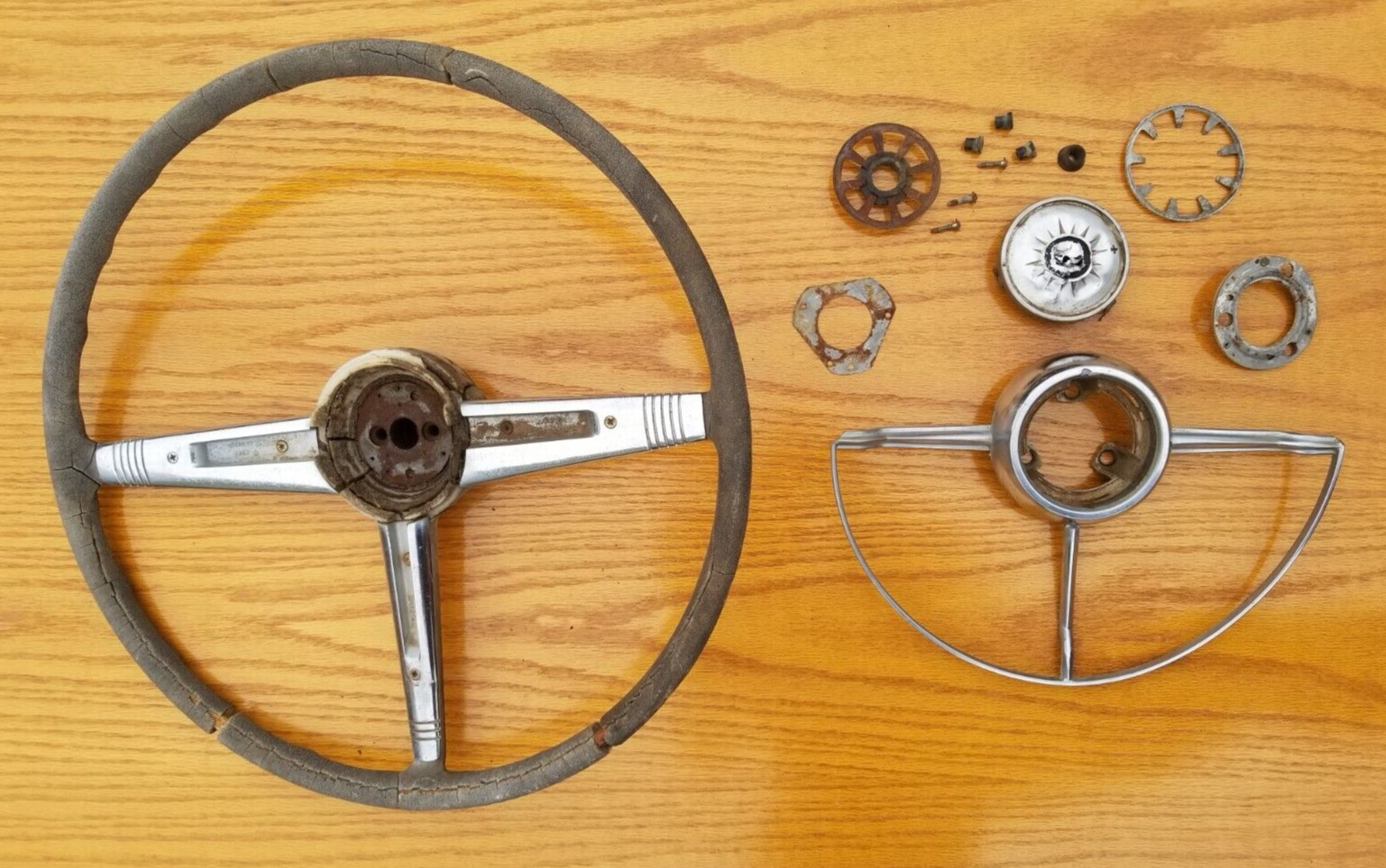Steering Wheel 1953 53 Desoto Firedome Dodge Mopar Chrysler 52 1952 54 1954
