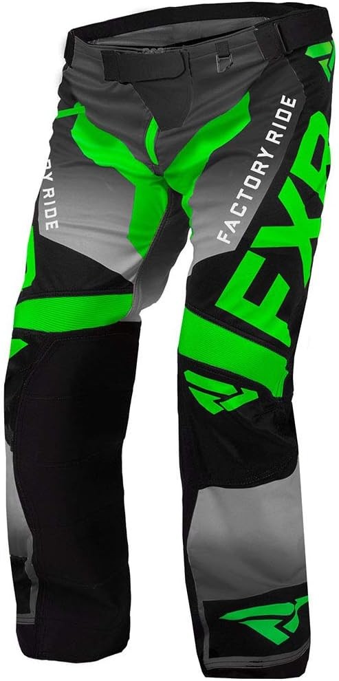 NO RESERVE FXR Racing Mens Cold Cross Race Ready Lightweight Pants - Lime/Bla...