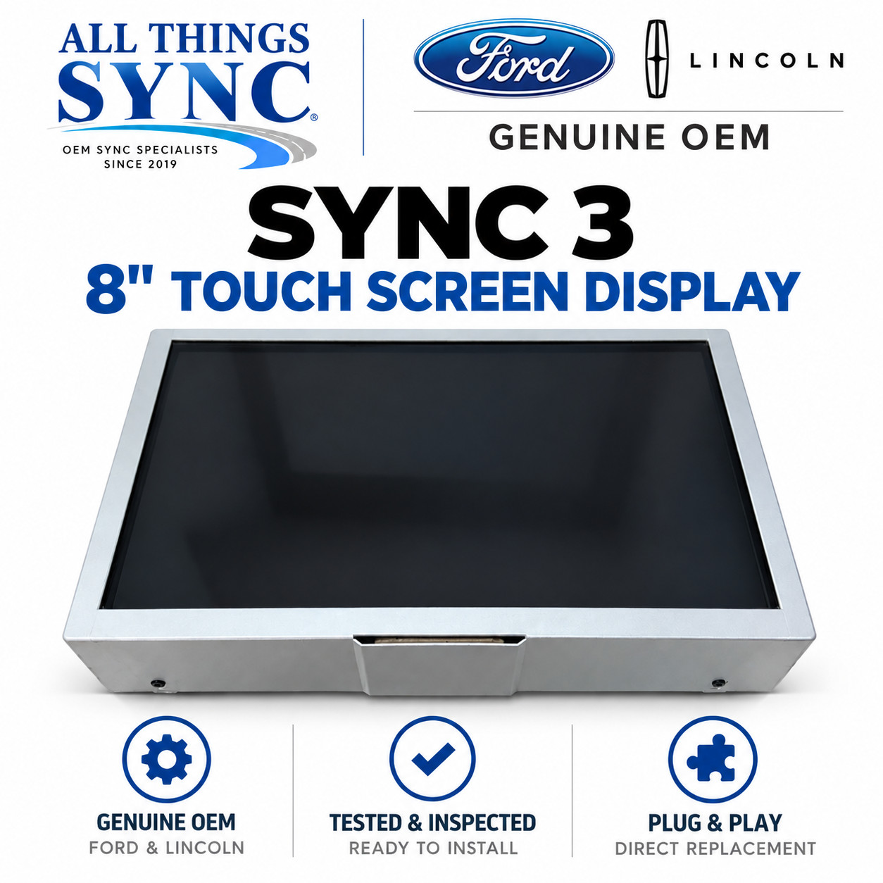 Genuine OEM Ford Lincoln SYNC 3 8\