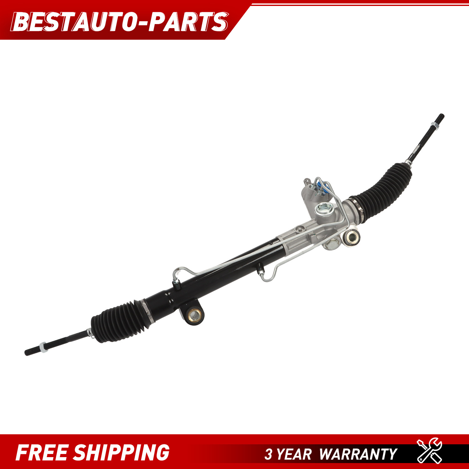 Power Steering Rack & Pinion Assembly 22-216 For Ford Mustang 1985-1993