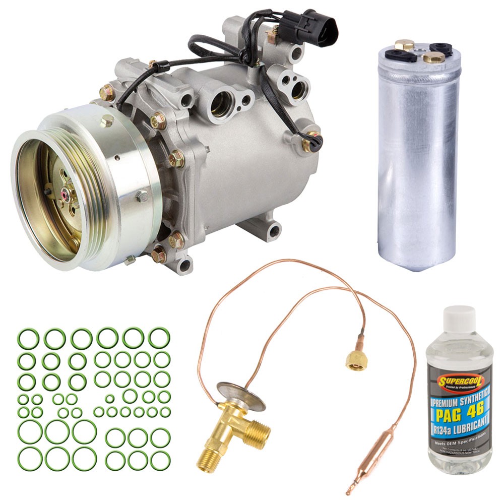For Eagle Talon & Mitsubishi Eclipse AC Compressor w/ A/C Repair Kit TCP