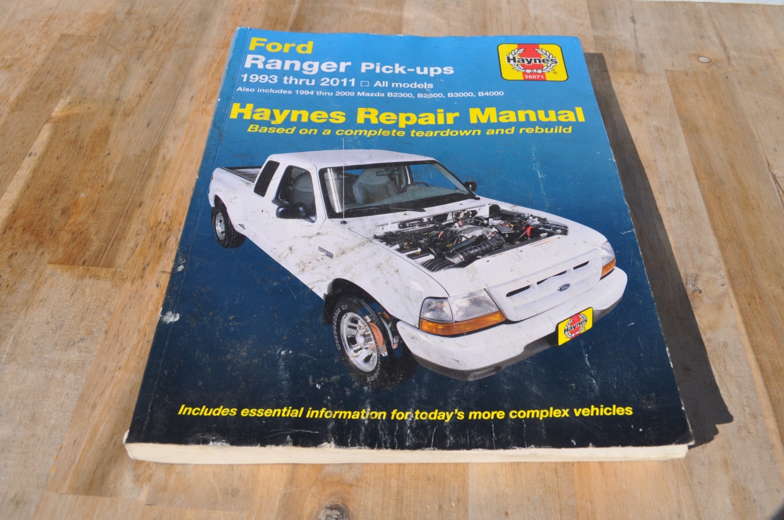 Haynes Repair Manual 36071 For Ford Ranger Pick up 1993-2011 94-09 Mazda B2300