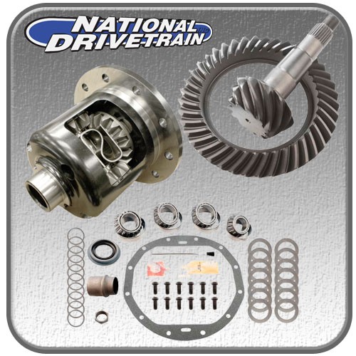 RING AND PINION, BEARING INSTALL KIT & NEW POSI - GM 12 BOLT CAR - 3.42 RATIO