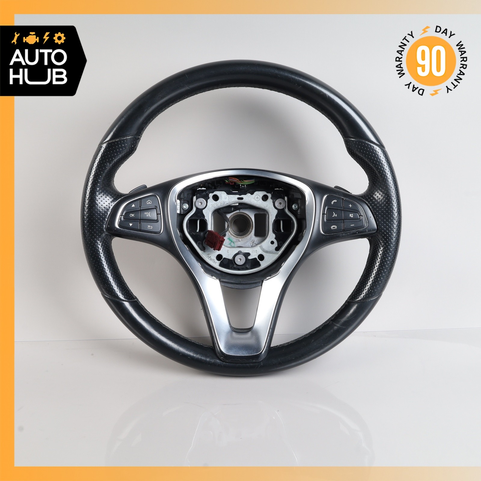 15-23 Mercedes W205 C300 GLC300 Metris Steering Wheel w/ Paddle Shifters OEM